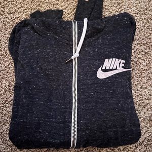Dark grey Nike zip up